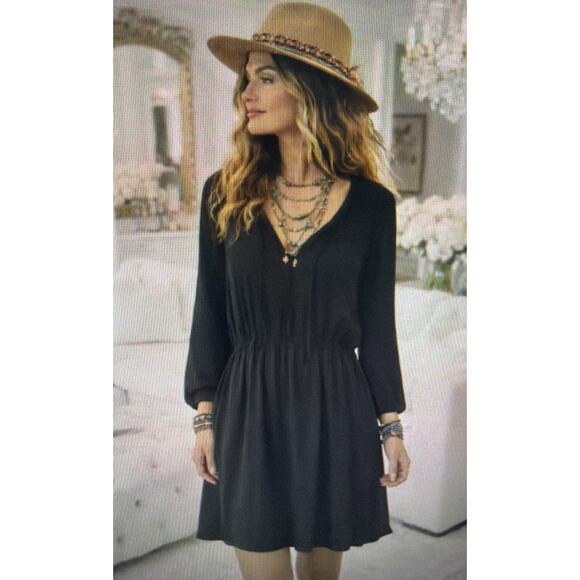 Rails Dresses & Skirts - Rails Black Long Sleeve layered Mini Dress bohemian cottagecore victorian medium